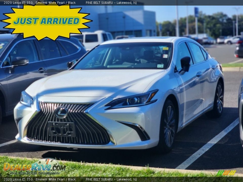 2020 Lexus ES 350 Eminent White Pearl / Black Photo #1