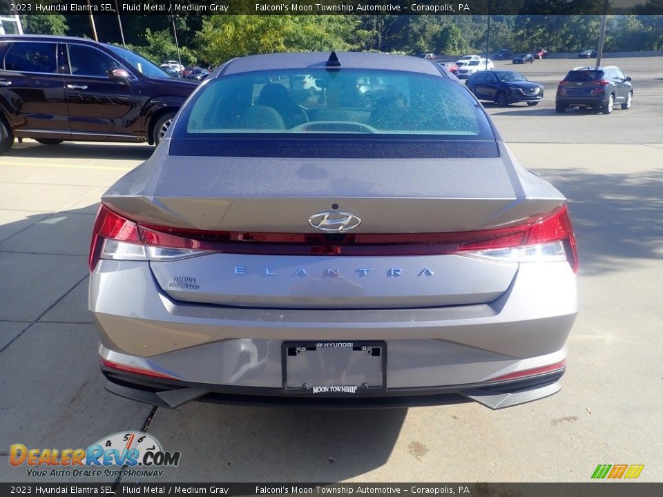 2023 Hyundai Elantra SEL Fluid Metal / Medium Gray Photo #3