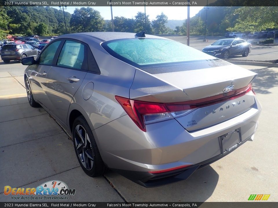 2023 Hyundai Elantra SEL Fluid Metal / Medium Gray Photo #5