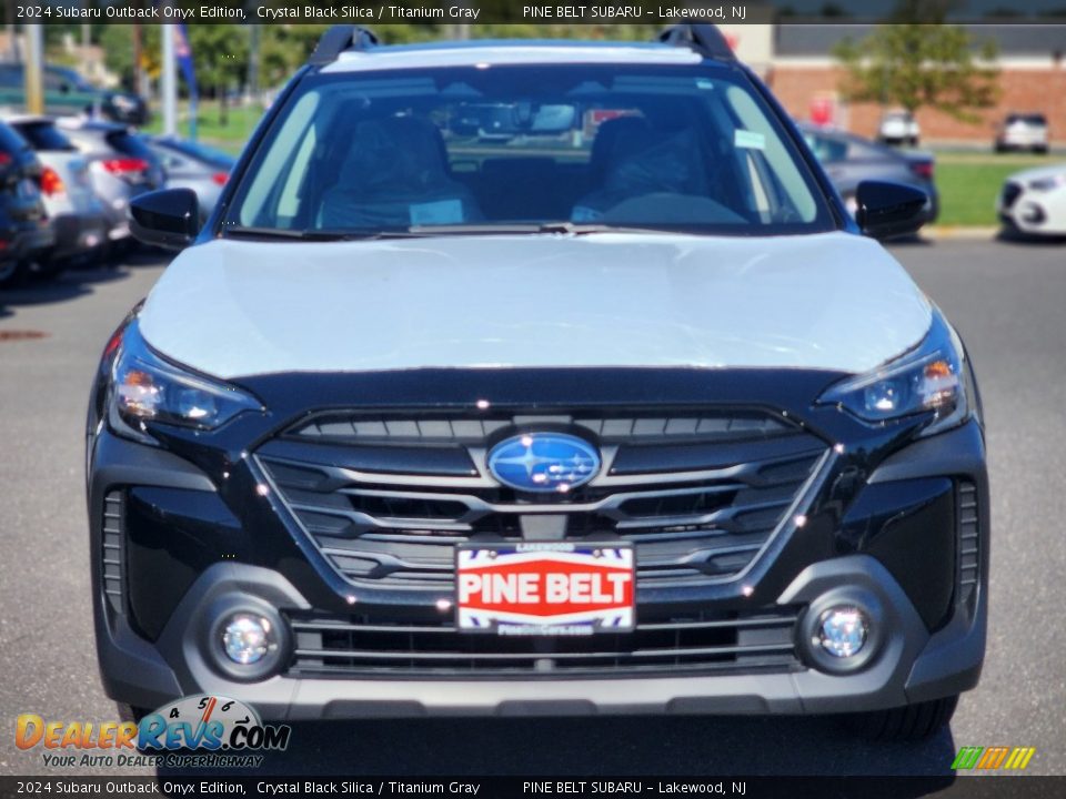 2024 Subaru Outback Onyx Edition Crystal Black Silica / Titanium Gray Photo #2