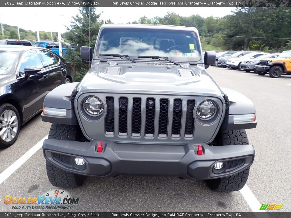 2021 Jeep Gladiator Rubicon 4x4 Sting-Gray / Black Photo #2