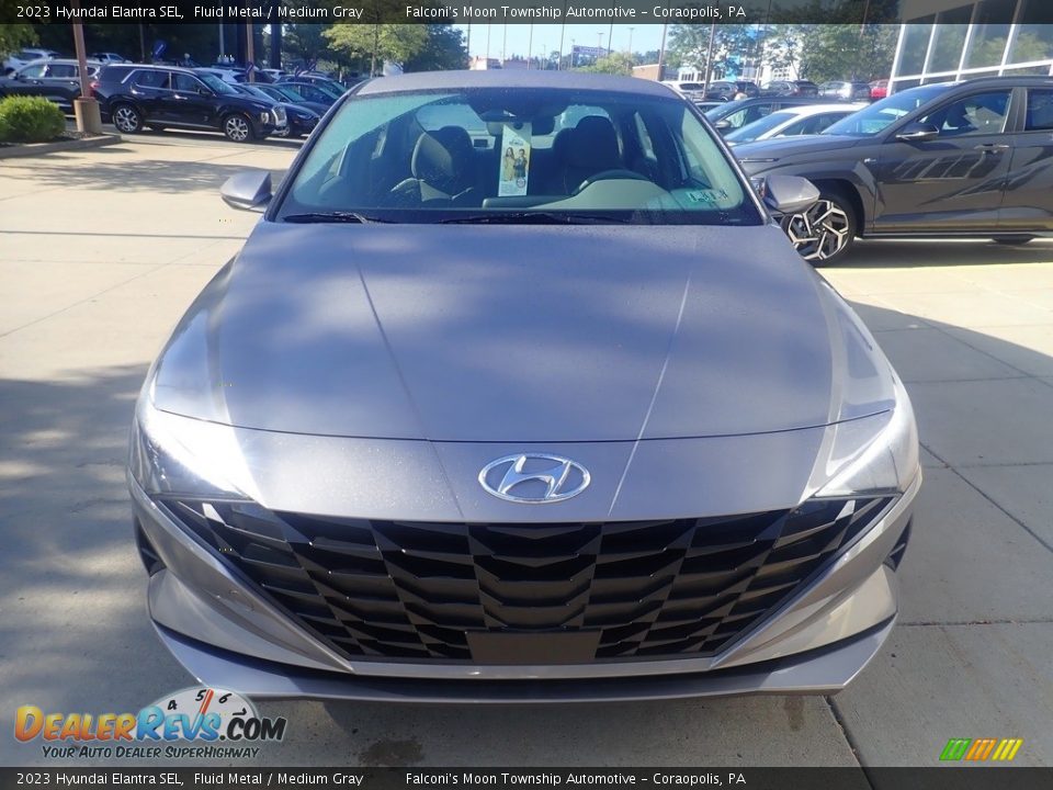 2023 Hyundai Elantra SEL Fluid Metal / Medium Gray Photo #8