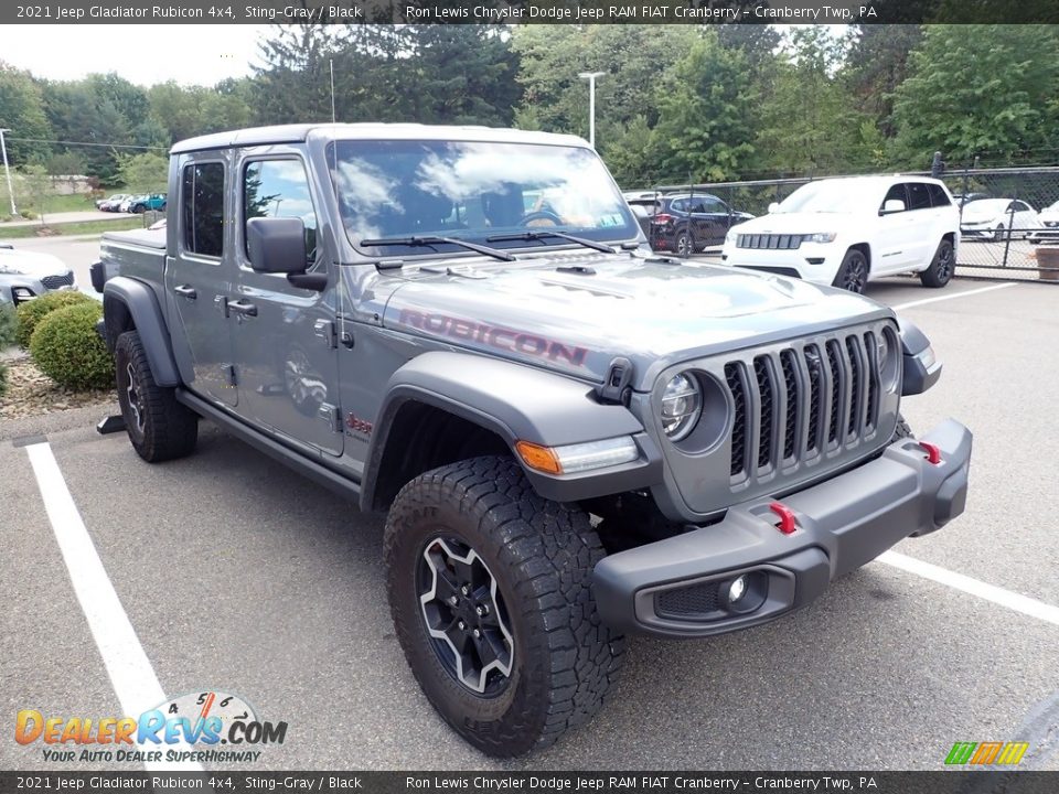 2021 Jeep Gladiator Rubicon 4x4 Sting-Gray / Black Photo #3