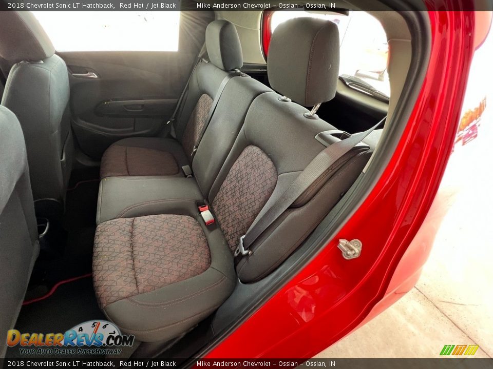 2018 Chevrolet Sonic LT Hatchback Red Hot / Jet Black Photo #26