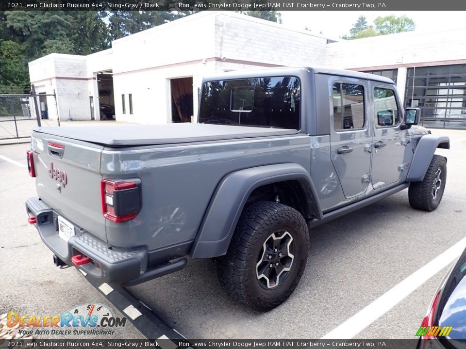 2021 Jeep Gladiator Rubicon 4x4 Sting-Gray / Black Photo #4