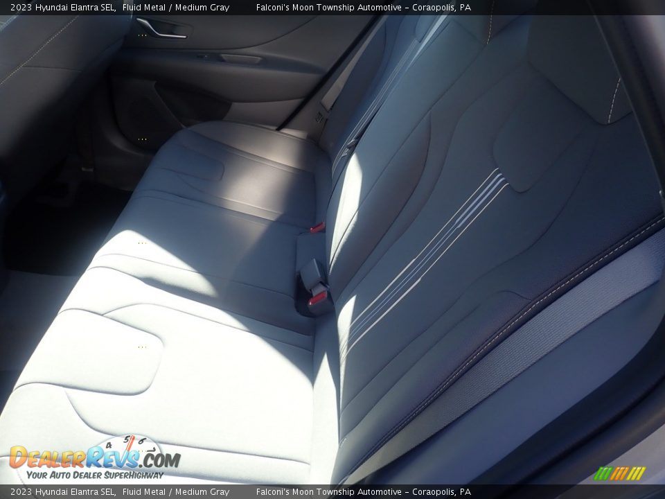 2023 Hyundai Elantra SEL Fluid Metal / Medium Gray Photo #12