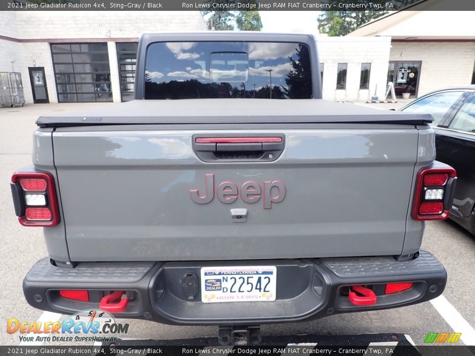 2021 Jeep Gladiator Rubicon 4x4 Sting-Gray / Black Photo #5