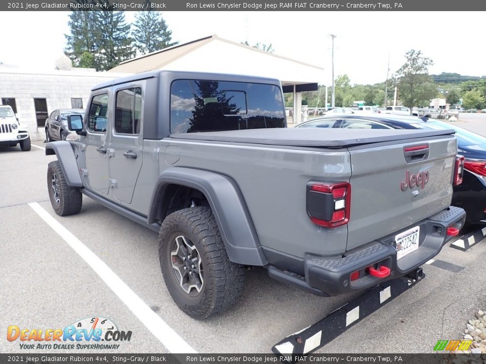 2021 Jeep Gladiator Rubicon 4x4 Sting-Gray / Black Photo #6