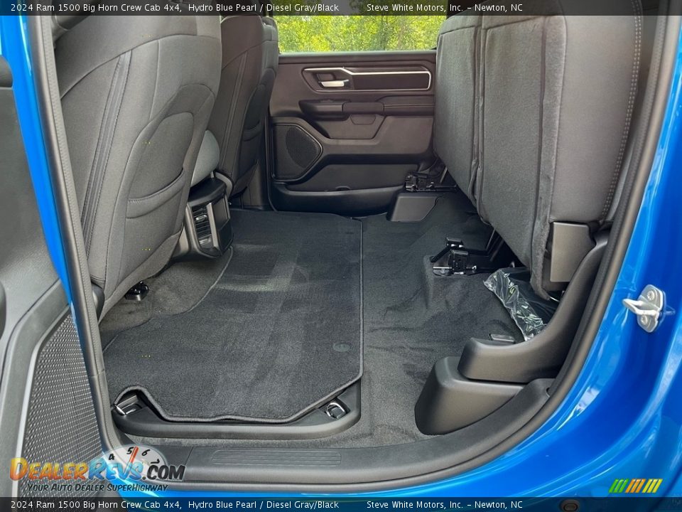 Rear Seat of 2024 Ram 1500 Big Horn Crew Cab 4x4 Photo #16