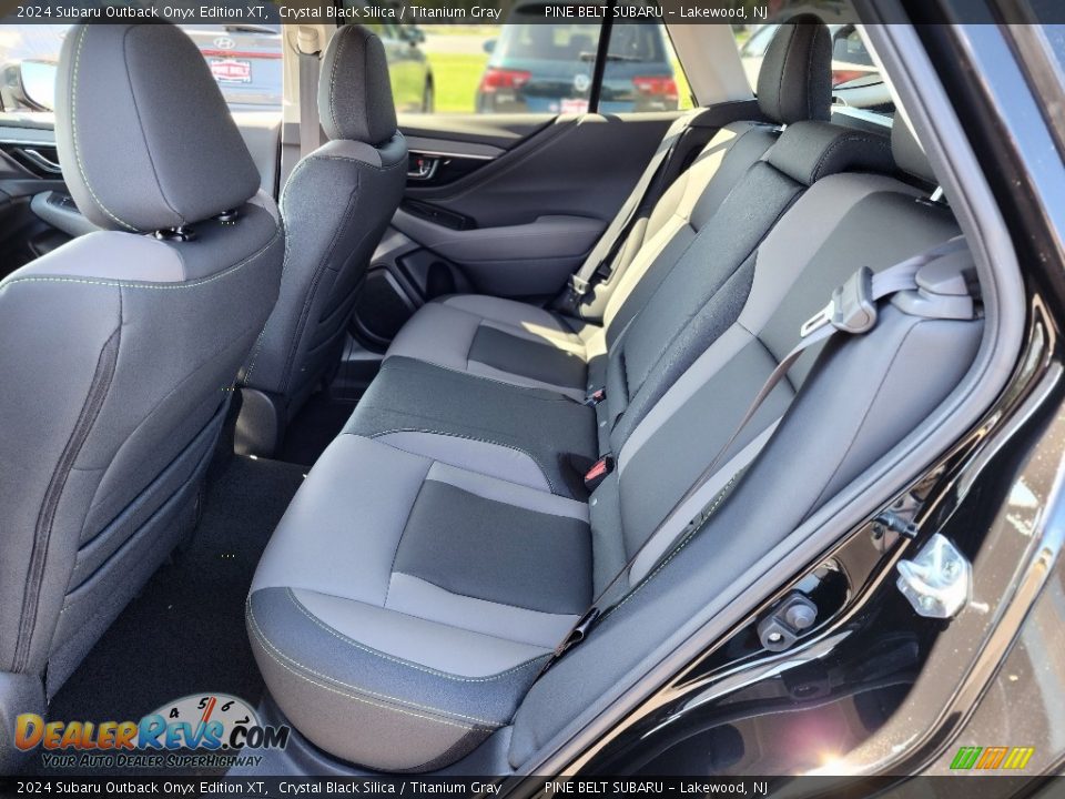 Rear Seat of 2024 Subaru Outback Onyx Edition XT Photo #6