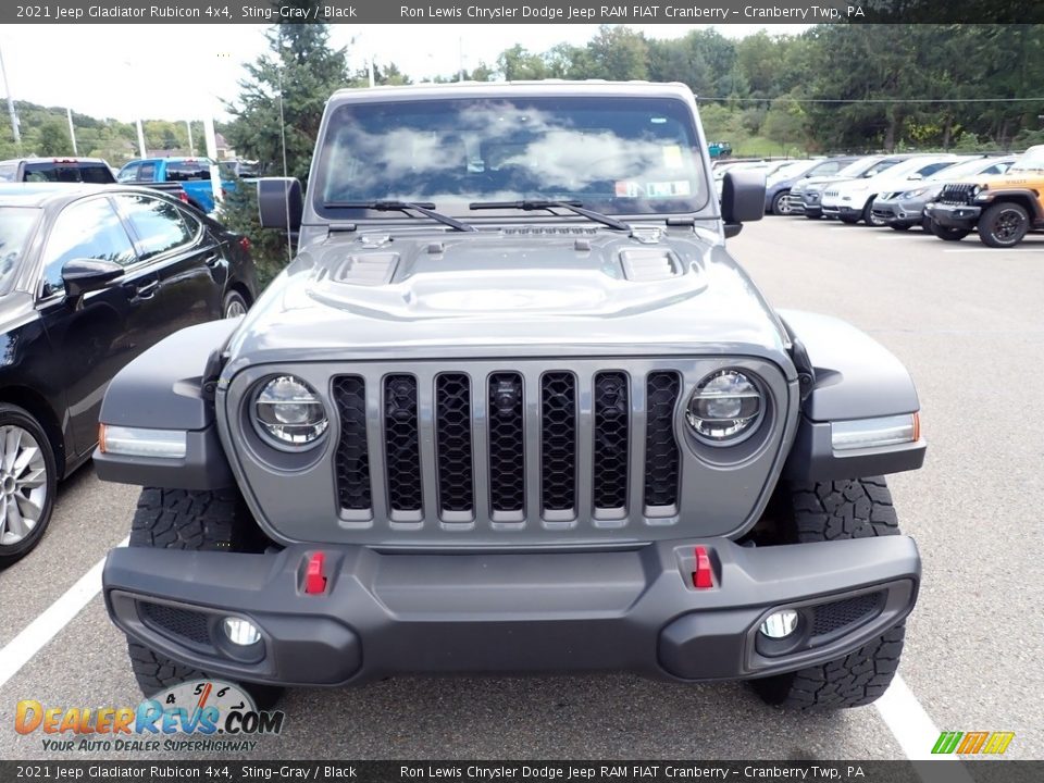 2021 Jeep Gladiator Rubicon 4x4 Sting-Gray / Black Photo #11