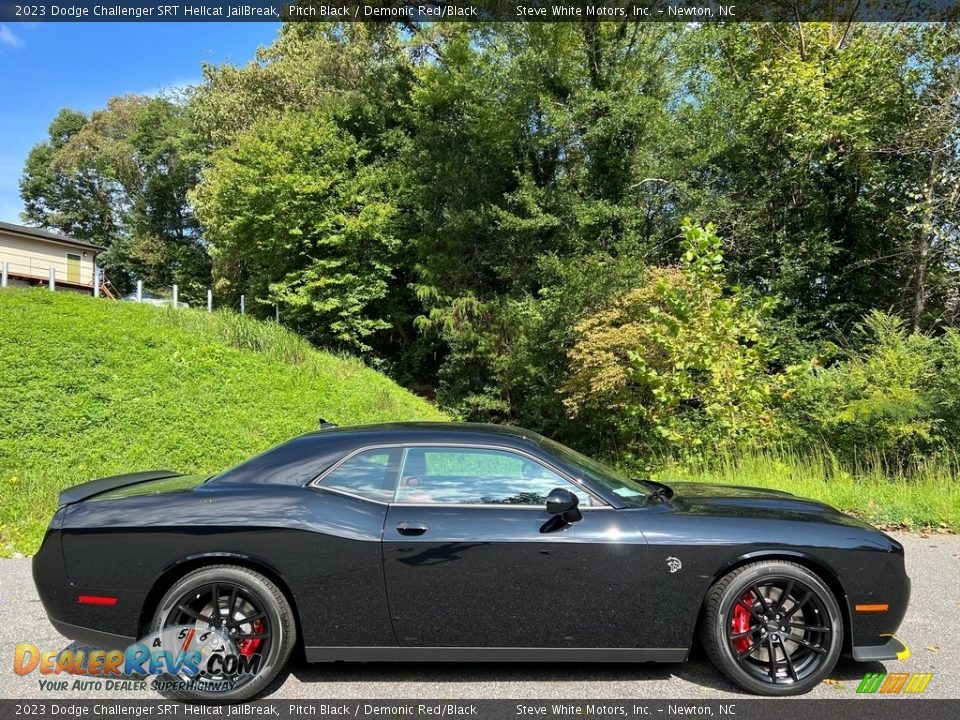 Pitch Black 2023 Dodge Challenger SRT Hellcat JailBreak Photo #5