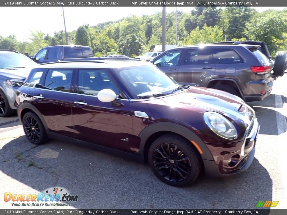 2019 Mini Clubman Cooper S All4 Pure Burgundy / Carbon Black Photo #2