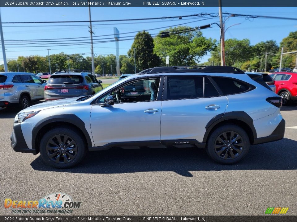 2024 Subaru Outback Onyx Edition Ice Silver Metallic / Titanium Gray Photo #3