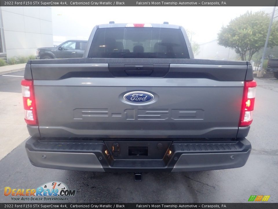 2022 Ford F150 STX SuperCrew 4x4 Carbonized Gray Metallic / Black Photo #3