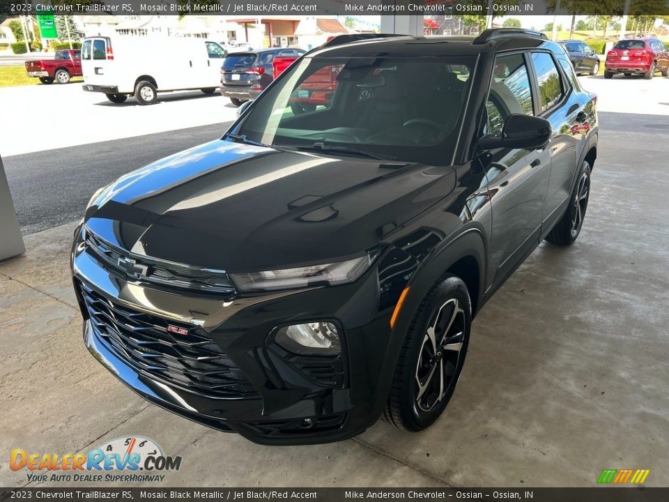 2023 Chevrolet TrailBlazer RS Mosaic Black Metallic / Jet Black/Red Accent Photo #2