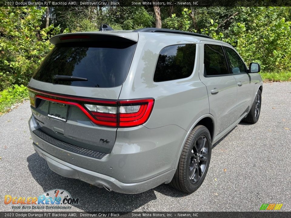 2023 Dodge Durango R/T Blacktop AWD Destroyer Gray / Black Photo #6