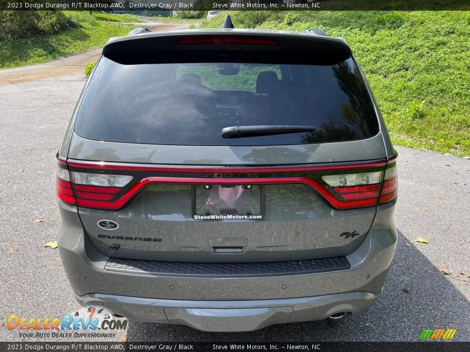 2023 Dodge Durango R/T Blacktop AWD Destroyer Gray / Black Photo #7