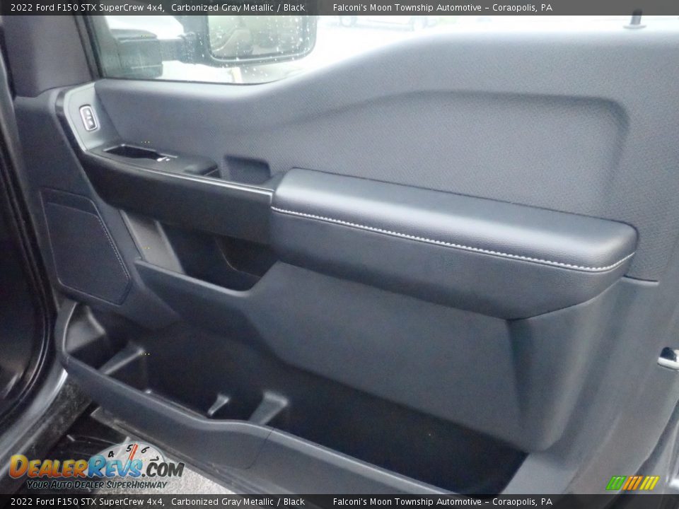 2022 Ford F150 STX SuperCrew 4x4 Carbonized Gray Metallic / Black Photo #14