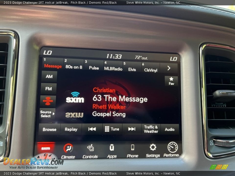 Audio System of 2023 Dodge Challenger SRT Hellcat JailBreak Photo #24