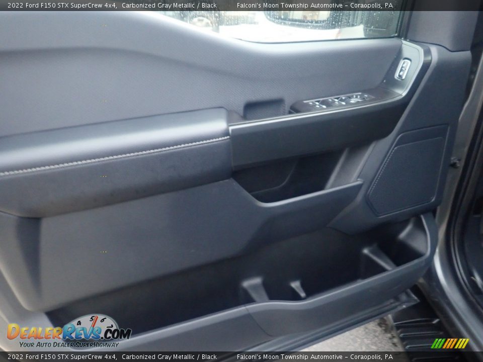 2022 Ford F150 STX SuperCrew 4x4 Carbonized Gray Metallic / Black Photo #20