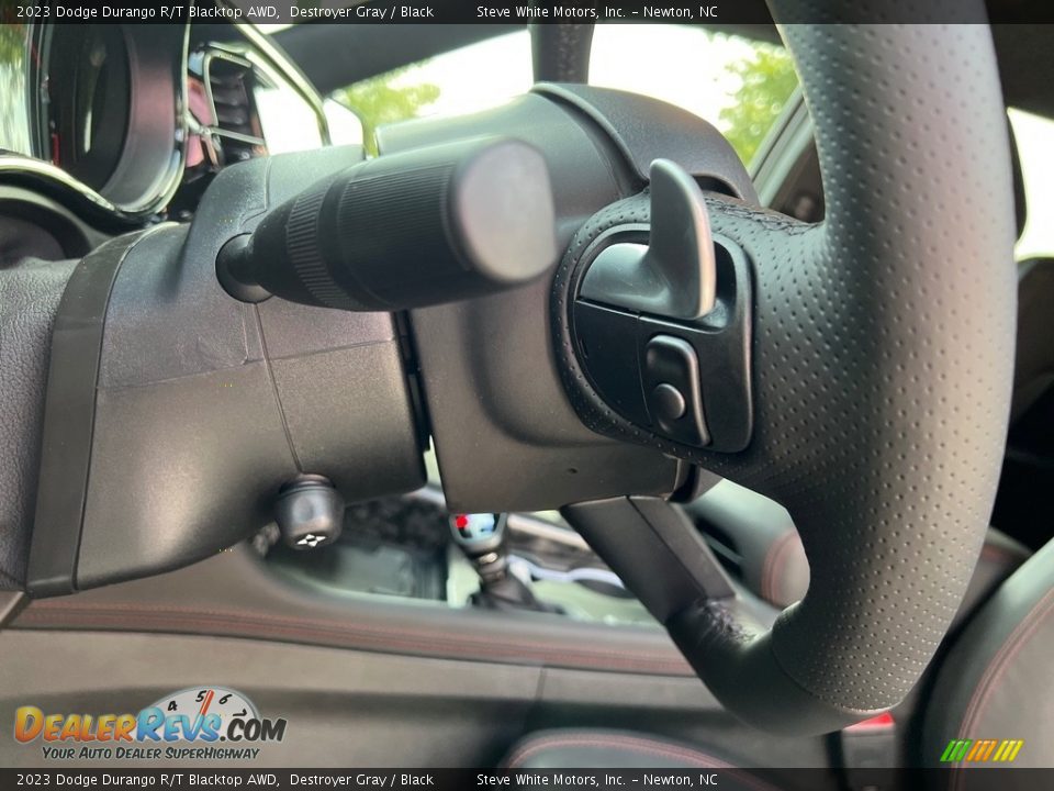 2023 Dodge Durango R/T Blacktop AWD Steering Wheel Photo #13