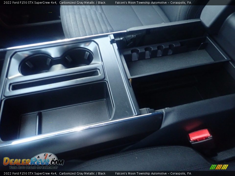 2022 Ford F150 STX SuperCrew 4x4 Carbonized Gray Metallic / Black Photo #22