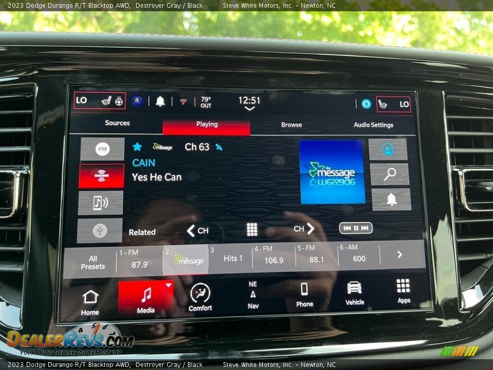 Controls of 2023 Dodge Durango R/T Blacktop AWD Photo #23