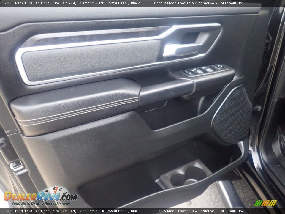 2021 Ram 1500 Big Horn Crew Cab 4x4 Diamond Black Crystal Pearl / Black Photo #20