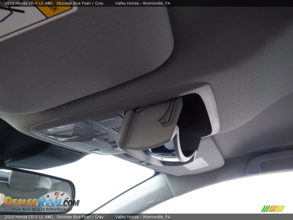 2020 Honda CR-V LX AWD Obsidian Blue Pearl / Gray Photo #15
