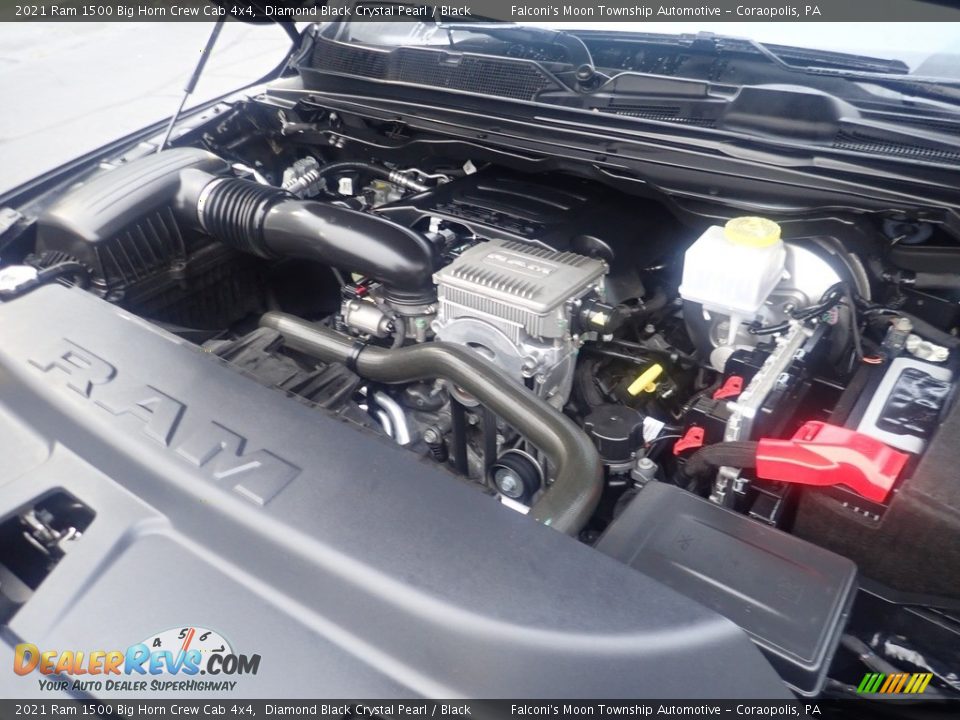 2021 Ram 1500 Big Horn Crew Cab 4x4 Diamond Black Crystal Pearl / Black Photo #27