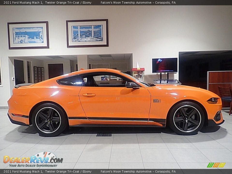 Twister Orange Tri-Coat 2021 Ford Mustang Mach 1 Photo #1