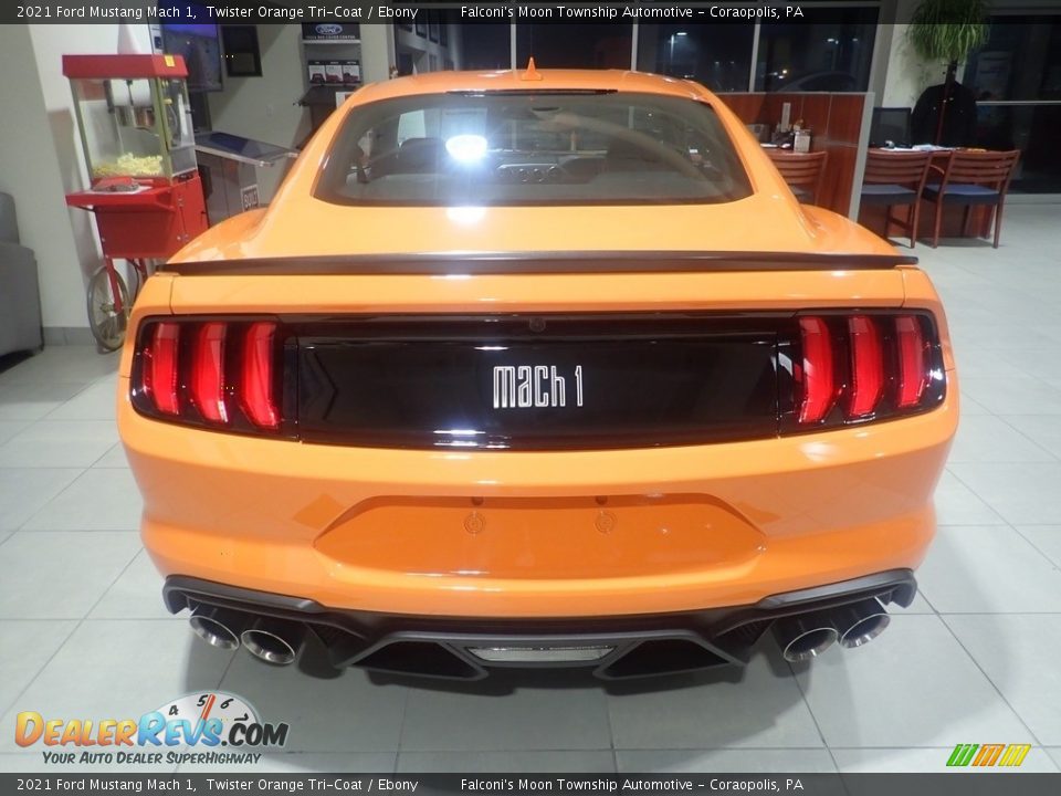 2021 Ford Mustang Mach 1 Twister Orange Tri-Coat / Ebony Photo #3