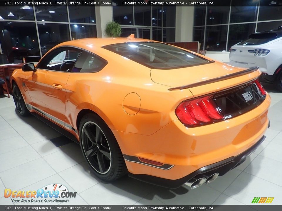 2021 Ford Mustang Mach 1 Twister Orange Tri-Coat / Ebony Photo #4