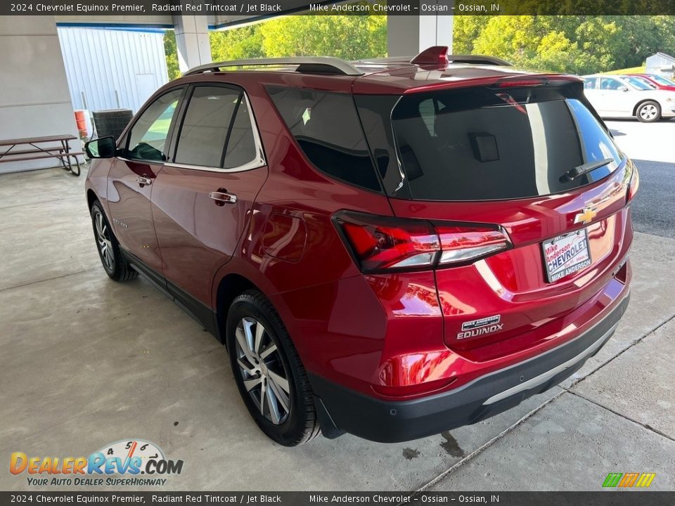 2024 Chevrolet Equinox Premier Radiant Red Tintcoat / Jet Black Photo #10