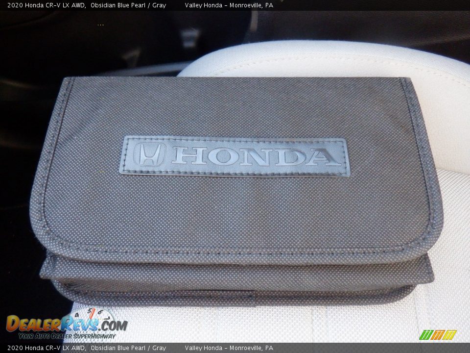 2020 Honda CR-V LX AWD Obsidian Blue Pearl / Gray Photo #24