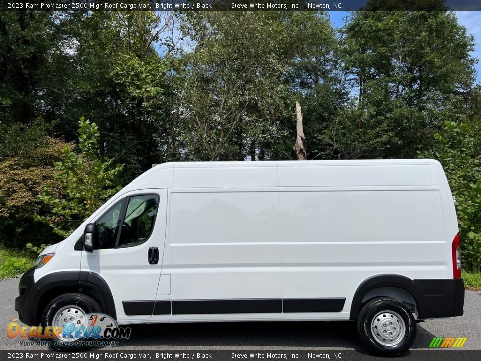 2023 Ram ProMaster 2500 High Roof Cargo Van Bright White / Black Photo #1