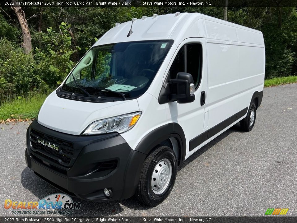 2023 Ram ProMaster 2500 High Roof Cargo Van Bright White / Black Photo #2