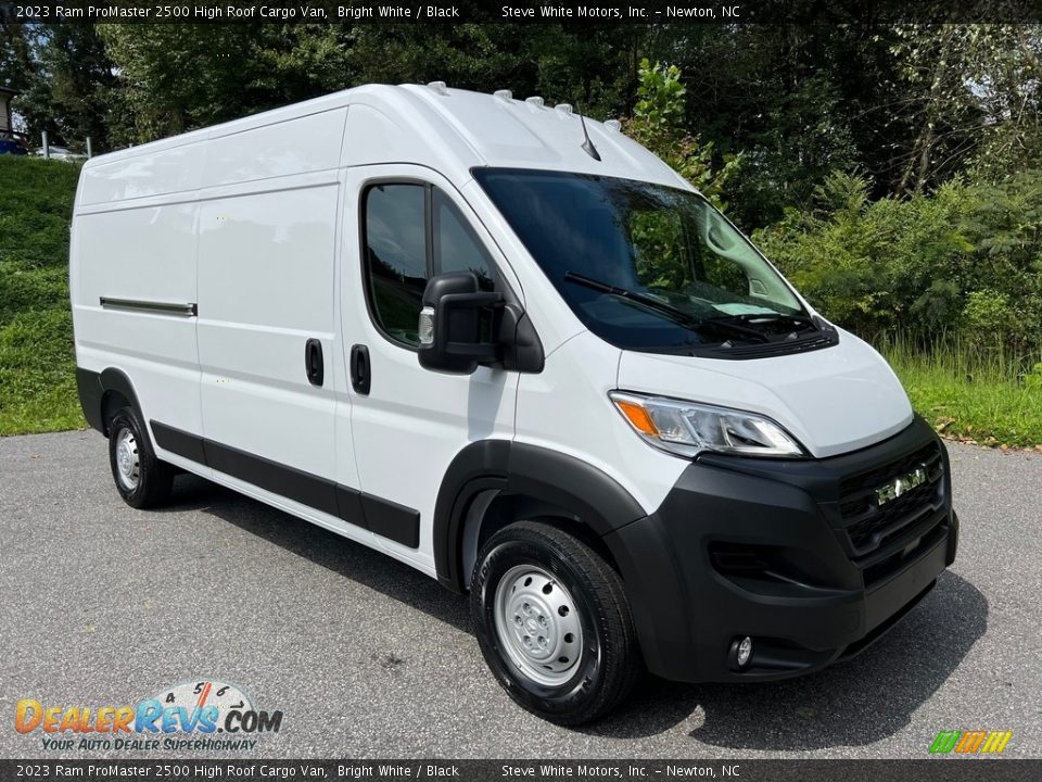 2023 Ram ProMaster 2500 High Roof Cargo Van Bright White / Black Photo #4