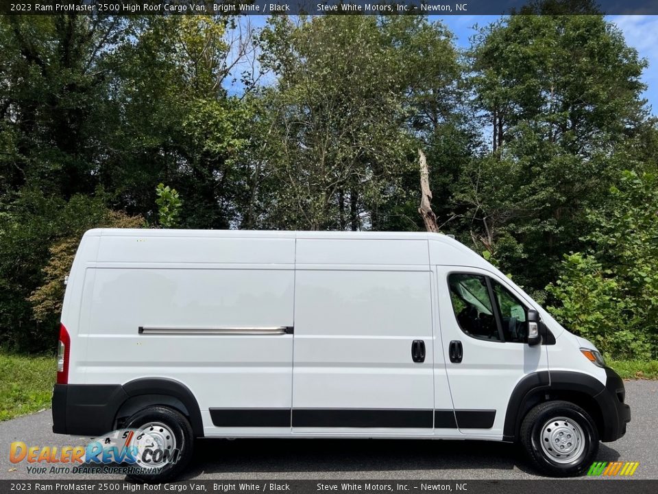 2023 Ram ProMaster 2500 High Roof Cargo Van Bright White / Black Photo #5