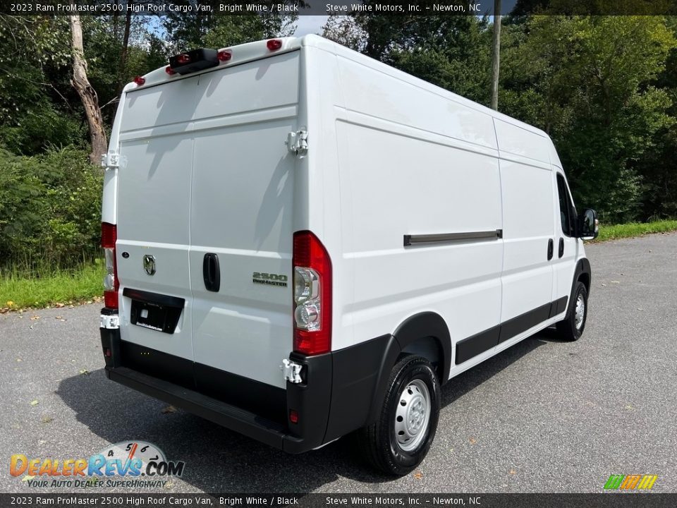 2023 Ram ProMaster 2500 High Roof Cargo Van Bright White / Black Photo #6