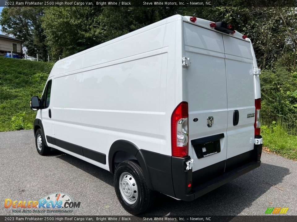 2023 Ram ProMaster 2500 High Roof Cargo Van Bright White / Black Photo #8