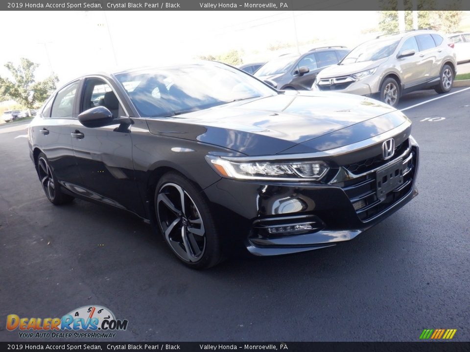 2019 Honda Accord Sport Sedan Crystal Black Pearl / Black Photo #6