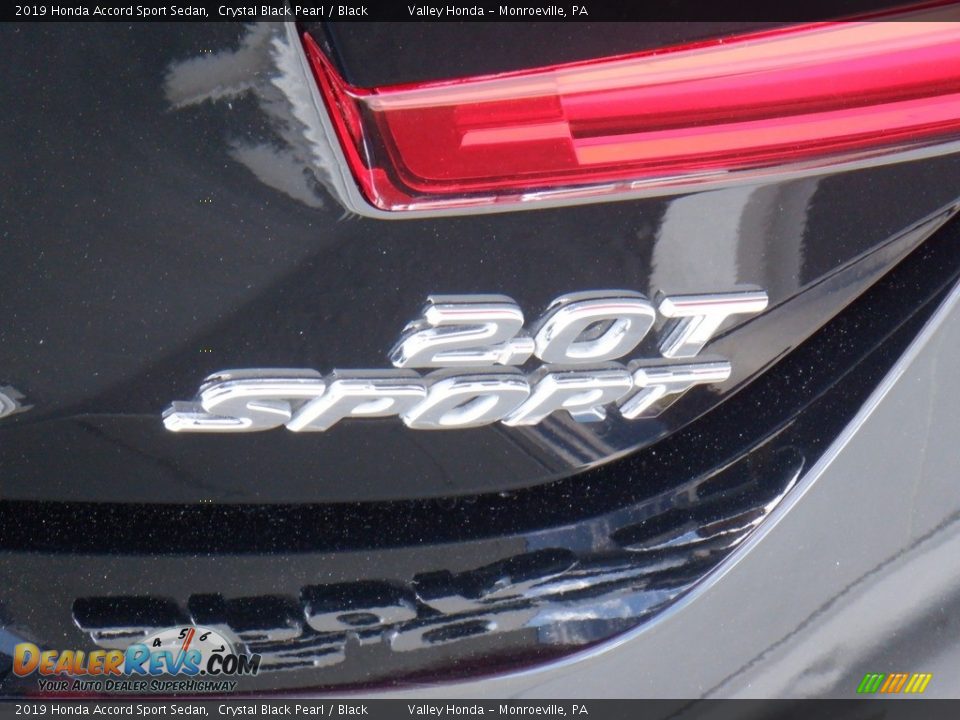 2019 Honda Accord Sport Sedan Crystal Black Pearl / Black Photo #8
