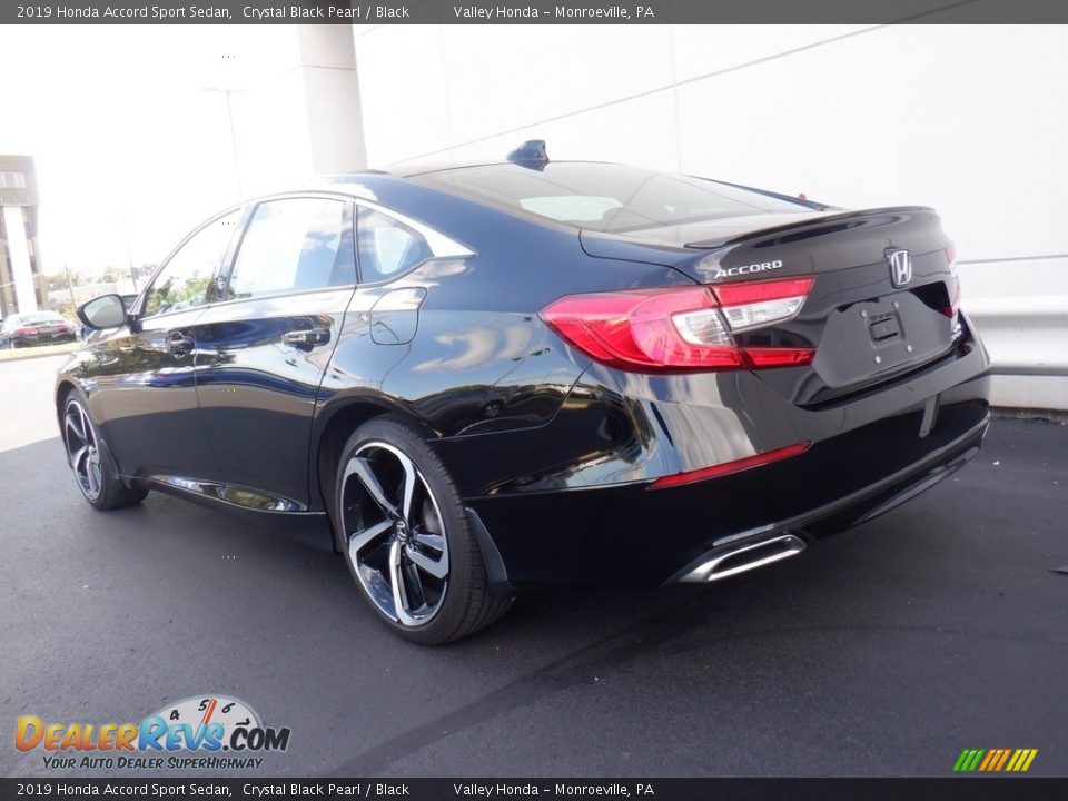 2019 Honda Accord Sport Sedan Crystal Black Pearl / Black Photo #9