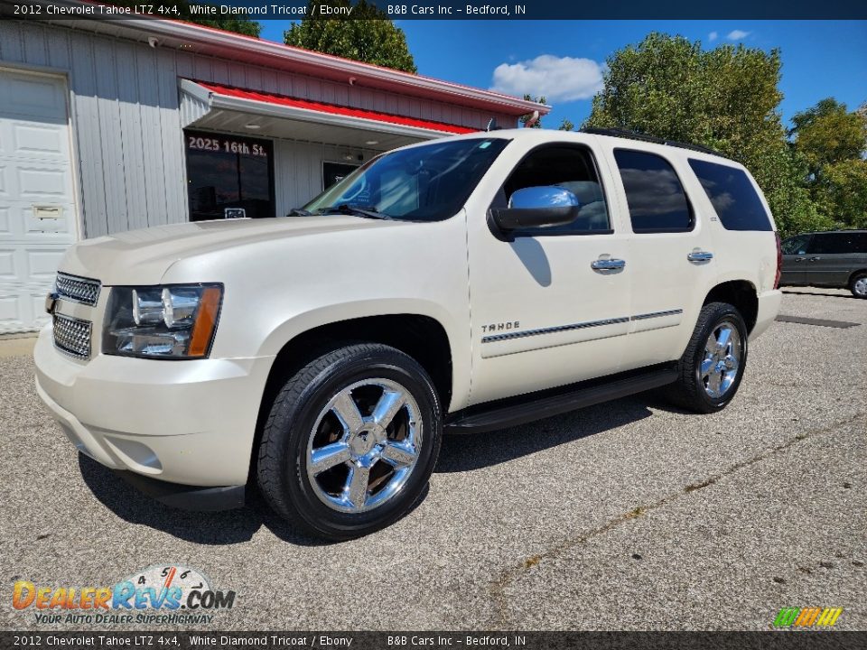 2012 Chevrolet Tahoe LTZ 4x4 White Diamond Tricoat / Ebony Photo #1