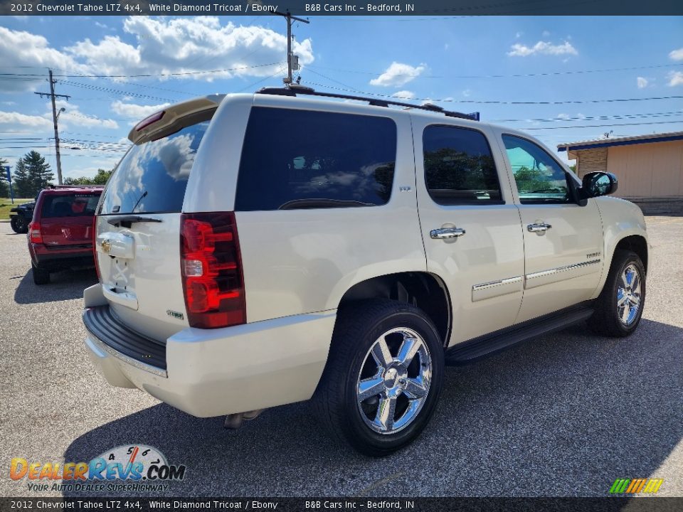 2012 Chevrolet Tahoe LTZ 4x4 White Diamond Tricoat / Ebony Photo #3