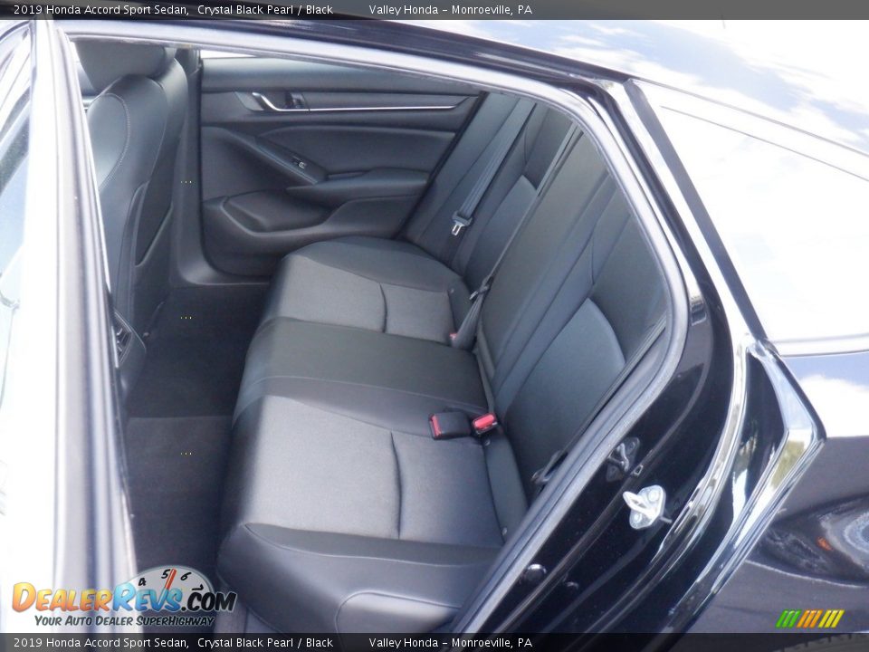 2019 Honda Accord Sport Sedan Crystal Black Pearl / Black Photo #28