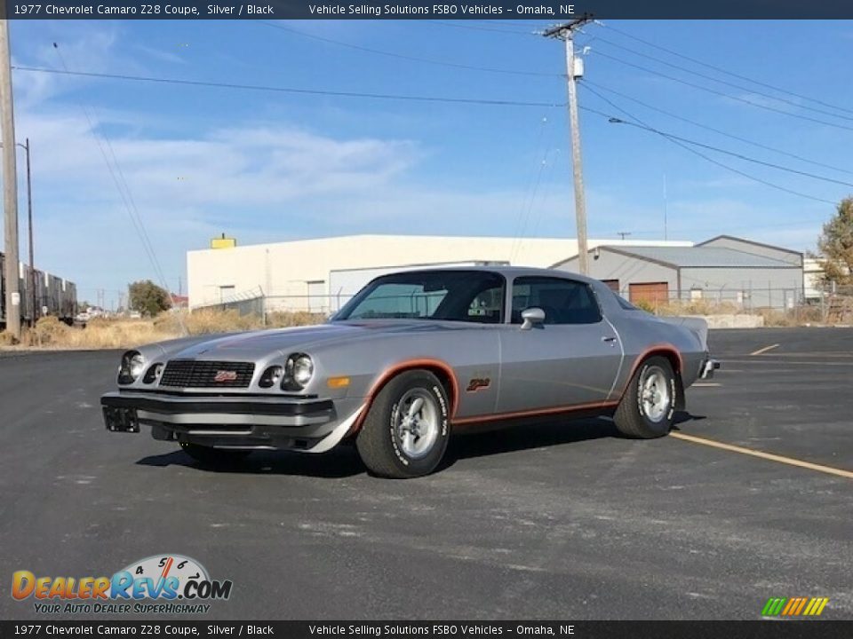 Front 3/4 View of 1977 Chevrolet Camaro Z28 Coupe Photo #1