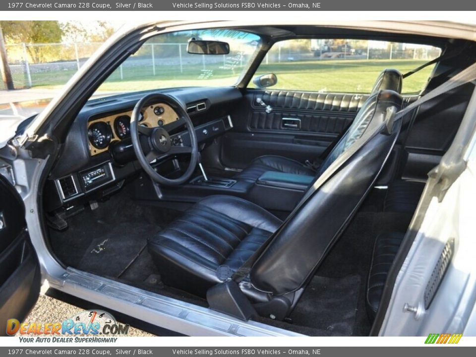 Black Interior - 1977 Chevrolet Camaro Z28 Coupe Photo #4